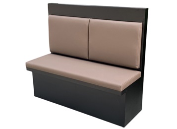 牛肉火鍋時尚實(shí)木雙人位卡座沙發(fā)