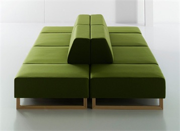 輕奢風極簡不銹鋼底座酒吧沙發(fā)