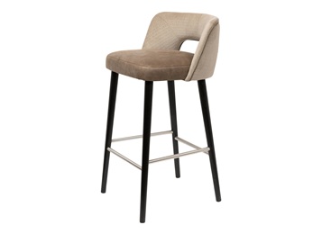 民謠酒吧簡(jiǎn)約實(shí)木酒吧高腿椅